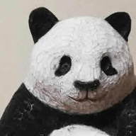 シロクマの子ども(木彫)19 | wood and wool animals STORE
