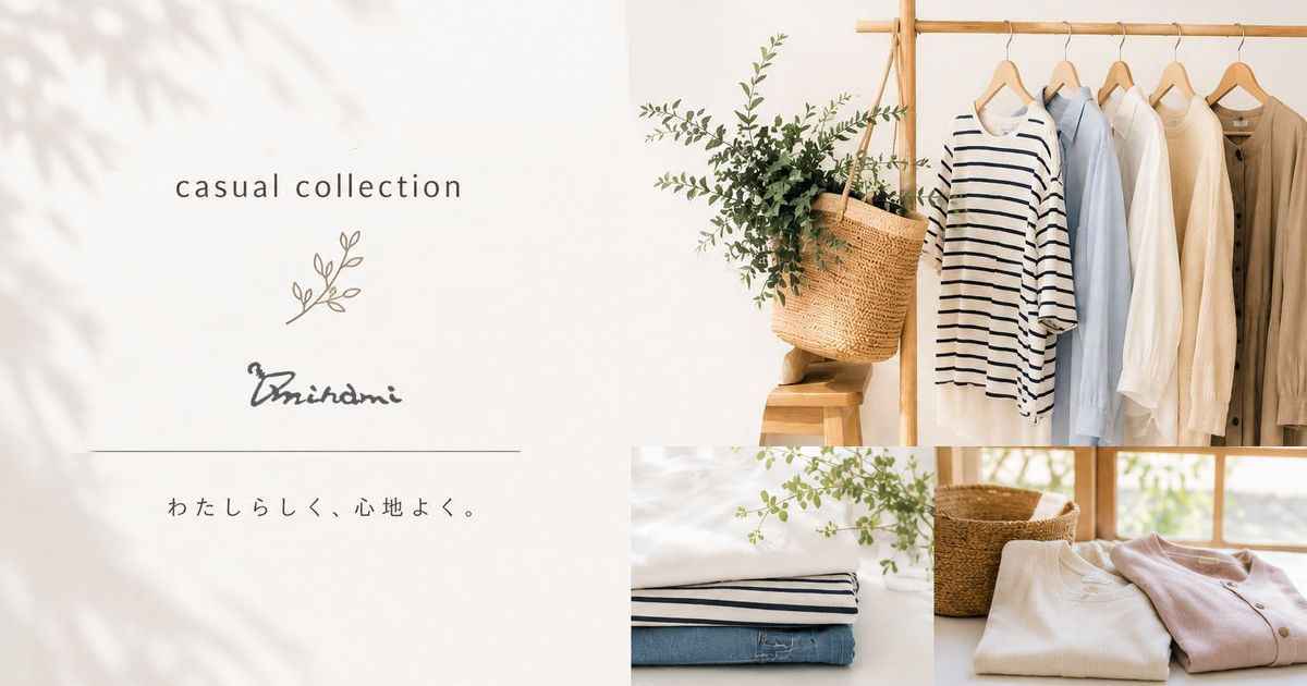 CATEGORY 快晴堂 | casual collection minami