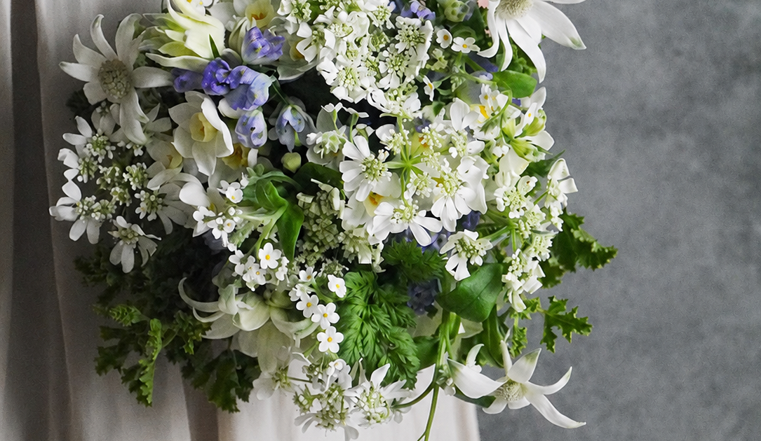 oder-made flower label momo